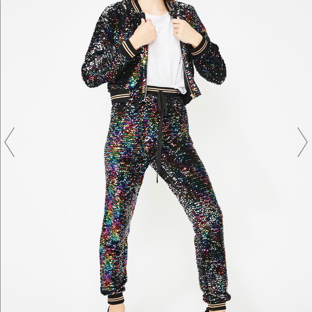 Glitter Gang Jogger Set
